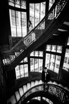 Chicago Glamour at the Rookery Building by Bliss Weddings And Events + Ann & Kam Photography & Cinema (Photography & Cinema)