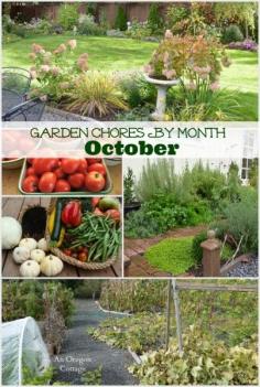Garden Chores For the Month of October - An Oregon Cottage