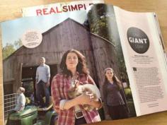 One Giant Leap into Real Simple Magazine’s September 2014 Issue » 1840farm.com