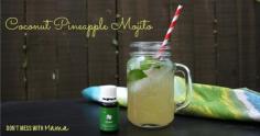 
                        
                            Coconut Mojito Recipe with Lime Essential Oil #realfood #cocktails #recipe #essentialoils - DontMesswithMama.com
                        
                    