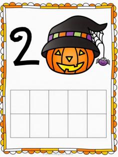 Halloween 10-Frame Math Center FREEBIE!