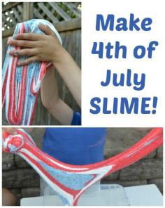 
                        
                            Make 4th of July SLIME! Fun sensory activity - and only 4 ingredients!
                        
                    