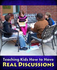 Strategies for Teaching Kids How to Have REAL Discussions