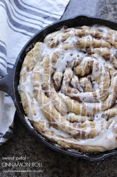 Sweet Petal Cinnamon Roll - a fun and delicious way to eat a cinnamon roll.