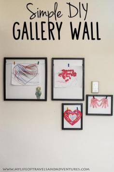 
                        
                            Simple DIY Gallery Wall | #DIY #PictureFrames #GalleryWall #Craft
                        
                    