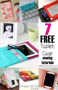 Reader&#8217;s Requested: Tablet Cases to Sew With Free Patterns