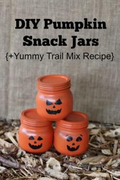 
                        
                            DIY Pumpkin Snack Jars + Yummy Trail Mix Recipe
                        
                    