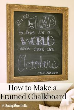 DIY Chalkboard