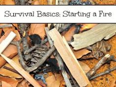 Survival Basics: Starting a Fire - Backdoor Survival