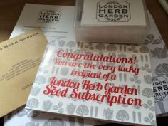 Gift ideas: Get a free gift card with your seed subscription