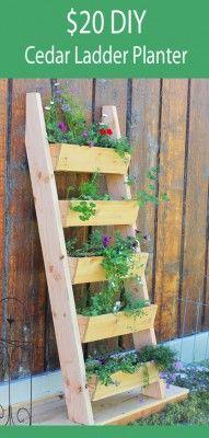 
                        
                            The Homestead Survival | Cedar Vertical Tiered Ladder Garden Planter | thehomesteadsurvi... _ homesteading - gardening
                        
                    