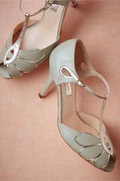 Mimosa T-Straps in Shoes & Accessories Shoes at BHLDN