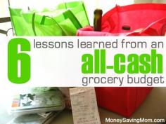 Have you ever thought it was just too much trouble to mess with having an all-cash grocery budget? This post has 6 lessons one family learned from switching to an all-cash grocery budget and how they've discovered that using cash truly makes a big difference!