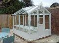 
                        
                            Swallow Wooden Greenhouse in white paint finish. www.greenhousesto... Hand built in Yorkshire and installed in your garden, just order online, pay a 20% deposit and we make it, deliver and erect it for your free of charge. The very best quality and craftsmanship guaranteed.
                        
                    