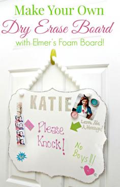 
                        
                            Make Your Own DIY Dry Erase Board with Elmers Foam Board
                        
                    