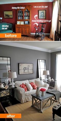 
                        
                            Small Living Room Makeovers • Tips, Ideas and Before and Afters. Including, from 'the graphics fairy', this gorgeous living room makeover.
                        
                    