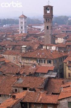 Houses in Lucca, Italy