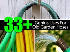 33+ Genius Uses For Old Garden Hoses