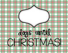 
                        
                            Christmas countdown! Just frame or laminate this poster and use a dry erase marker to count down the days until #Christmas
                        
                    