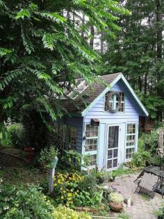 Check out these incredibly whimsical, cottage-like potting and crafting sheds that look like they’re straight out of a fairytale, and start dreaming about what you would do with a little shed all your own.