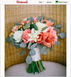 
                        
                            Mondays In Bloom: Fresh wedding bouquet in coral, whites and ...
                        
                    