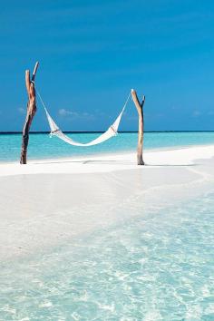 
                        
                            Hammock at tropical turquoise beach - Maldives #dreamvacation #tropical
                        
                    