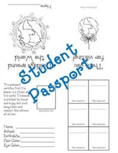 HOLIDAYS AROUND THE WORLD **EDITABLE** PARENT INVITATION, PASSPORT, AND MORE!