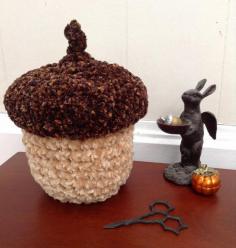 
                    
                        Craftside: How to Crochet an Acorn TP Cozy with a Triple Crochet Tutorial from the book The Complete Photo Guide to Crochet, 2nd Edition #crochet #TPcozy #toiletpapercozy
                    
                