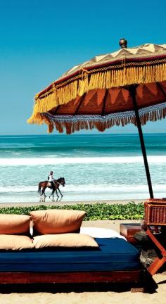 
                    
                        The tropical, beachfront Oberoi, Bali is one of the island's original luxury resorts.
                    
                