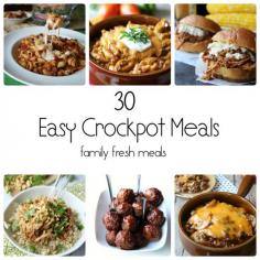 
                    
                        30 Easy Crockpot Recipes
                    
                