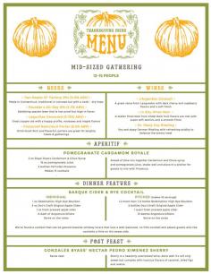 
                    
                        3 Thanksgiving Drink Menus - ideas for wines, beer, cocktails - free printables!
                    
                