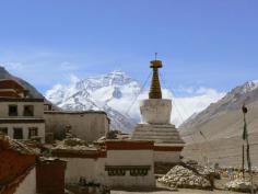 Rongphu Monastery, the Buddhist monastery of Everest, the world's highest peak