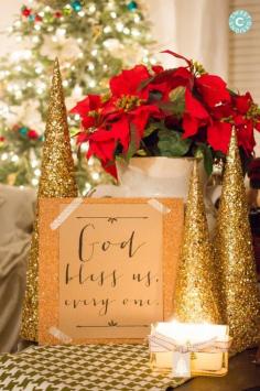 
                    
                        God Bless Us Everyone Printable and 23 gorgeous christmas printables paired with amazing vignettes!
                    
                