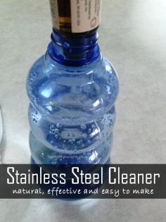 DIY Stainless Steel Cleaner Recipe with Printable Recipe Too