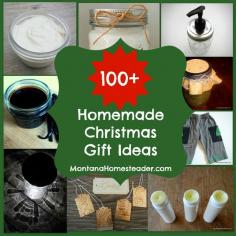 
                    
                        Over 100 homemade Christmas gift ideas to inspire you to make handmade holiday gifts |  Montana Homesteader
                    
                