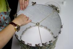 DIY How to make a Lamp Shade via Design*Sponge