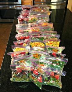 
                        
                            Frozen Smoothie Packs - Must try this to save time and save all those fruits and veggies that go bad when I don't make that smoothie every day!
                        
                    