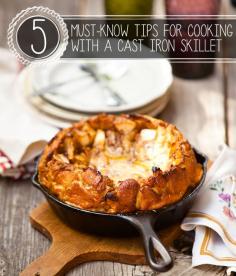 5 Must-Know Tips for Cooking with a Cast Iron Skillet | Homesteading Tips and Ideas | Cool Homesteading DIY Projects and Ideas at pioneersettler.coom