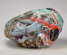 
                    
                        Judith Scott (American, 1943‒2005): Untitled, 2004. Fiber and found objects, 28 x 15 x 27 in. (71.1 x 38.1 x 68.6 cm). The Smith-Nederpelt Collection. © Creative Growth Art Center. (Photo: Brooklyn Museum)
                    
                
