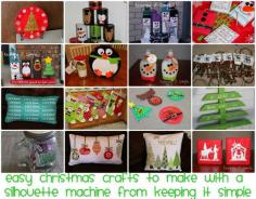 
                    
                        Easy Christmas Crafts to make with a Silhouette Cutting Machine @Kaysi Gardner
                    
                