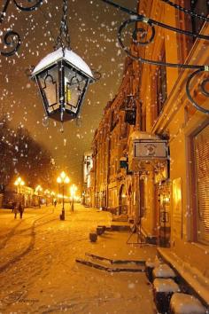 street in Yaroslavi, Russia