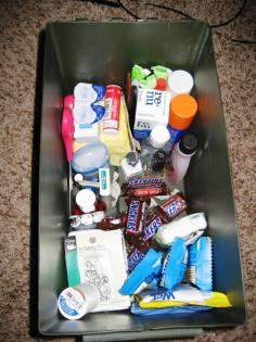 
                        
                            This has one of the most complete lists for a wedding emergency kit! A most do for all Maids of Honor out there!
                        
                    