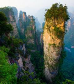 
                    
                        This dizzying view of the limestone pinnacles in China's Zhangjiajie National Forest Park is a once-in-a-lifetime sight. The pinnacles are w...
                    
                