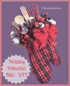 
                    
                        This DIY holiday mitt would make a great hostess gift.  See my tutorial thegardeningcook....
                    
                