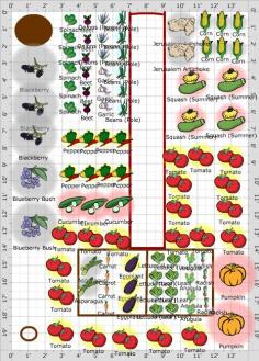 
                        
                            Vegetable Garden Plan
                        
                    