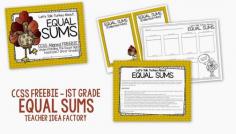 
                        
                            Equal Sums - Thanksgiving Math Center FREEBIE
                        
                    