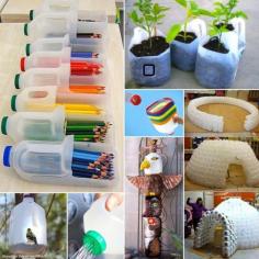 DIY ways to Recycling Bottles