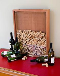 
                        
                            have guests sign corks; place in this cork shadowbox and display in your home after the wedding! - 43 best wine themed wedding ideas
                        
                    