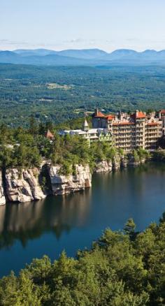 
                    
                        Mohonk Mountain House is a Victorian castle resort on a secluded lake in the Hudson Valley.
                    
                
