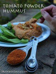 
                    
                        Spicy tomato powder hummus   #foodstorage
                    
                